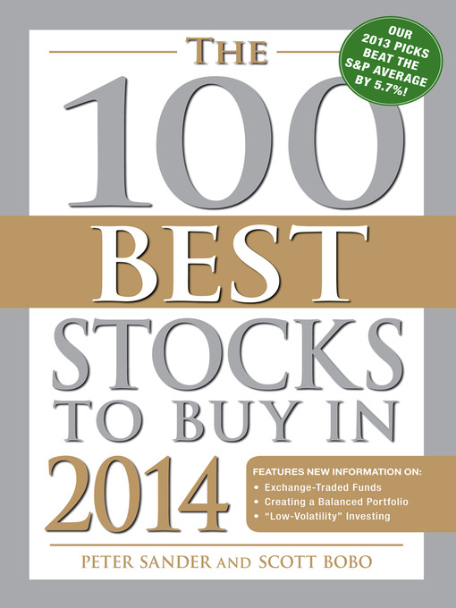 Title details for The 100 Best Stocks to Buy in 2014 by Peter Sander - Available